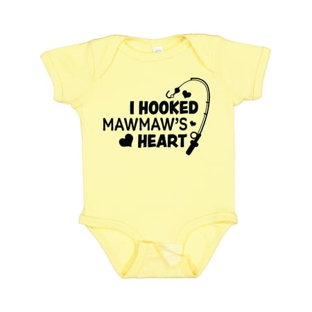 Inktastic I Hooked Mawmaw s Heart with Fishing Rod Gift Baby Boy or Baby Girl Bodysuit
Inktastic I Hooked Mawmaw s Heart with Fishing Rod Gift Baby Boy or Baby Girl Bodysuit