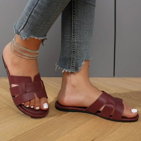 Flats Sliders for Women Beach Holiday Sandals Open Toe Flats Ladies Low Heel Casual Slippers Round Toe Post Beach Pool Shoes
Flats Sliders for Women Beach Holiday Sandals Open Toe Flats Ladies Low Heel Casual Slippers Round Toe Post Beach Pool Shoes