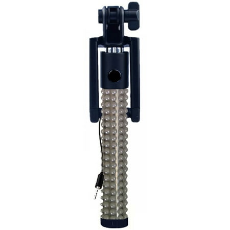 KTA Pearls Wired Mini Selfie Stick With Folding Bracket