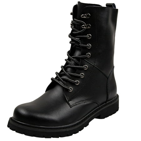 Cowboy Boots for Women Casual British Style Ankle Booties Solid Color Round Toe Lace Up Combat Short Booties
Cowboy Boots for Women Casual British Style Ankle Booties Solid Color Round Toe Lace Up Combat Short Booties