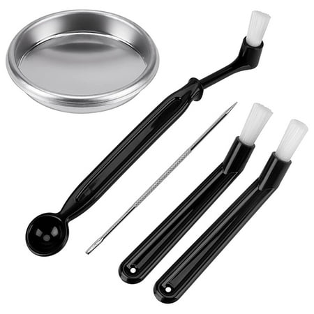 5Pcs Coffee Machine Brush with Spoon Coffee Grinder Brush Coffee Machine Group Head Cleaning Metal Blind Bowl
5Pcs Coffee Machine Brush with Spoon Coffee Grinder Brush Coffee Machine Group Head Cleaning Metal Blind Bowl