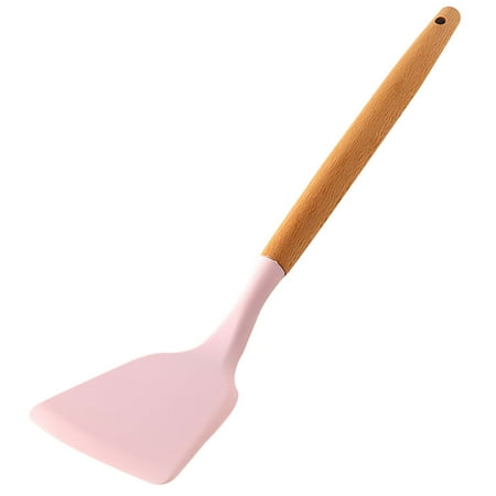 ABIDE Wooden Silicone Kitchen Nonstick Utensils Cooking Tool Spoon Soup