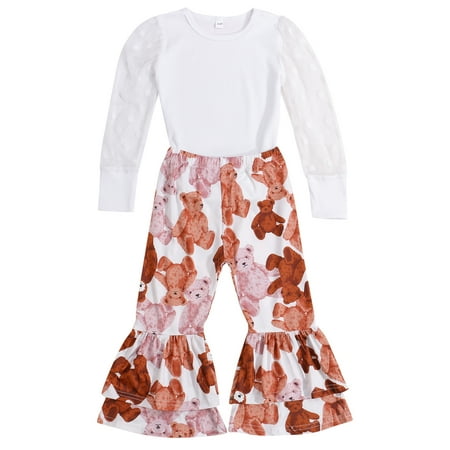 Canrulo 2PCS Toddler Infant Kids Baby Girls Flounce One-Shoulder Solid Color Tops Leopard Print Long Flares Bear 3-4 Years
Canrulo 2PCS Toddler Infant Kids Baby Girls Flounce One-Shoulder Solid Color Tops Leopard Print Long Flares Bear 3-4 Years