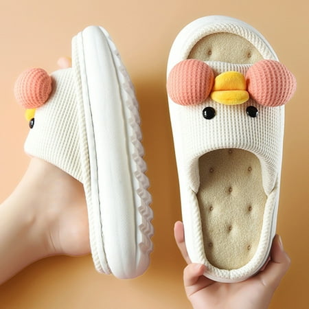CoCopeanut New Quiet Cotton Linen Women Slippers Thick Bottom Indoor Couple Home Non-slip Spring Autumn Cute Duck 2022 Home Woman Shoes
CoCopeanut New Quiet Cotton Linen Women Slippers Thick Bottom Indoor Couple Home Non-slip Spring Autumn Cute Duck 2022 Home Woman Shoes