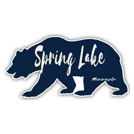 Spring Lake Minnesota Souvenir 3x1.5-Inch Fridge Magnet Bear Design