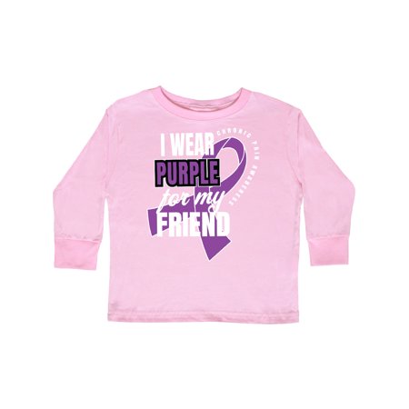 Inktastic Chronic Pain I Wear Purple For My Friend Gift Toddler Boy or Toddler Girl Long Sleeve T-Shirt
Inktastic Chronic Pain I Wear Purple For My Friend Gift Toddler Boy or Toddler Girl Long Sleeve T-Shirt