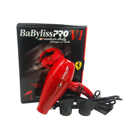 Babyliss PRO V1 Volare Ferrari Designed Engine Hair Dryer - Model # BABFRV1C by Babyliss PRO for Unisex - 1 Pc Hair Dryer