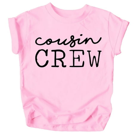 Cousin Crew Cursive T-Shirts and Bodysuits for Baby and Toddler Fun Family Matching Outfits Black on Pink Short Sleeve Shirt 2T
Cousin Crew Cursive T-Shirts and Bodysuits for Baby and Toddler Fun Family Matching Outfits Black on Pink Short Sleeve Shirt 2T