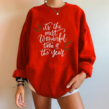 jsaierl Womens Oversized Sweatshirts Cartoon Printed Christmas Sweatshirt Round Neck Long Sleeve Workout Tops for Women Skin-Friendly Sweatshirts for Date Night
jsaierl Womens Oversized Sweatshirts Cartoon Printed Christmas Sweatshirt Round Neck Long Sleeve Workout Tops for Women Skin-Friendly Sweatshirts for Date Night