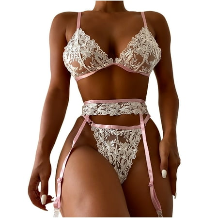Womens Lingerie Boxer Briefs Underwear Underwear Sleepwear Women Exquisite Lace Bra+Garter+ Set Babydoll Cut-Out Lace Lace Split 3-Piece Set White S
Womens Lingerie Boxer Briefs Underwear Underwear Sleepwear Women Exquisite Lace Bra+Garter+ Set Babydoll Cut-Out Lace Lace Split 3-Piece Set White S