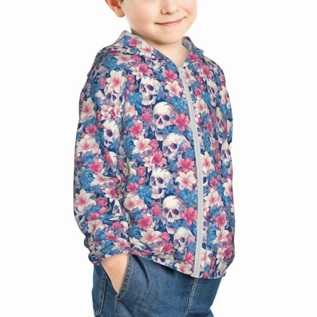 Uemuo white flower Skull blue Pattern Rash Guard for Boys Girls Long Sleeve Swim Shirts UPF 50+ UV Sun Protection Hooded Fishing Shirt with Pocket for Kid-2 Years
Uemuo white flower Skull blue Pattern Rash Guard for Boys Girls Long Sleeve Swim Shirts UPF 50+ UV Sun Protection Hooded Fishing Shirt with Pocket for Kid-2 Years