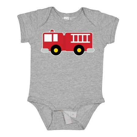 Inktastic Fire Truck Childs Fireman Gift Baby Boy or Baby Girl Bodysuit