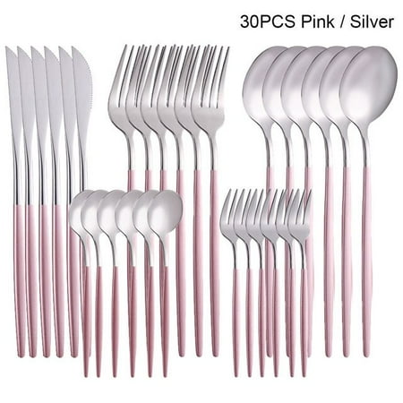 dosili 24Pcs/30pcs Kitchen Dinnerware Tableware Spoon Fork Knife Set Washing Utensils Cutlery Lunch Of Dishes Complete Dinner Glossy
dosili 24Pcs/30pcs Kitchen Dinnerware Tableware Spoon Fork Knife Set Washing Utensils Cutlery Lunch Of Dishes Complete Dinner Glossy