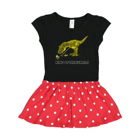 Inktastic T-Rex King of the Mushroom Hunter Gift Toddler Girl Dress 
Inktastic T-Rex King of the Mushroom Hunter Gift Toddler Girl Dress