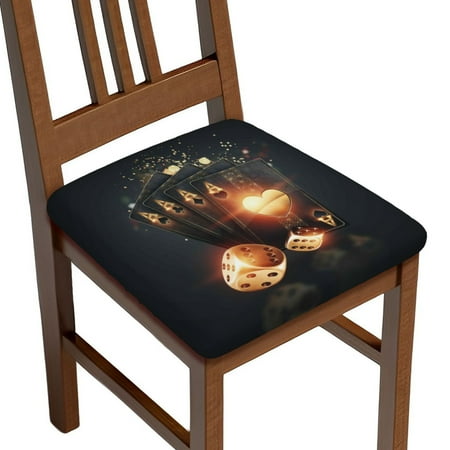 Salelf Creative Poker Seat Covers for Dining Room Chair Set of 6 Stretch Fit Removable Washable Chair Seat Cushion Protector Slipcover for Kitchen Office
Salelf Creative Poker Seat Covers for Dining Room Chair Set of 6 Stretch Fit Removable Washable Chair Seat Cushion Protector Slipcover for Kitchen Office
