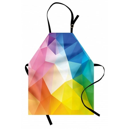 Modern Apron Abstract Fractal Rainbow Colored Lines Polygonal Dimension Style Contemporary Design Unisex Kitchen Bib Apron with Adjustable Neck for Cooking Baking Gardening Multicolor by Ambesonne
Modern Apron Abstract Fractal Rainbow Colored Lines Polygonal Dimension Style Contemporary Design Unisex Kitchen Bib Apron with Adjustable Neck for Cooking Baking Gardening Multicolor by Ambesonne