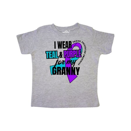 Inktastic Suicide Prevention I Wear Teal and Purple for My Granny Gift Toddler Boy or Toddler Girl T-Shirt
Inktastic Suicide Prevention I Wear Teal and Purple for My Granny Gift Toddler Boy or Toddler Girl T-Shirt