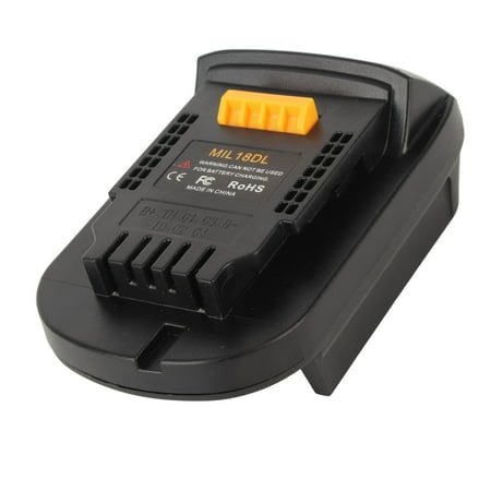 Lithium Battery Adapter Power Tool Dock Power Connector Converter for Milwakee 18V MIL18DL
Lithium Battery Adapter Power Tool Dock Power Connector Converter for Milwakee 18V MIL18DL