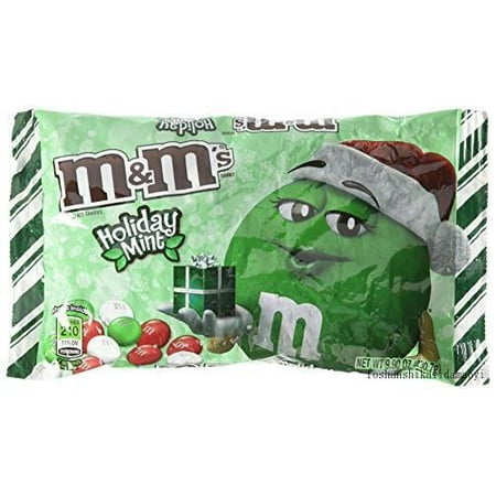 mint chocolate christmas red green and white candies 9.2oz bags 2 pack
