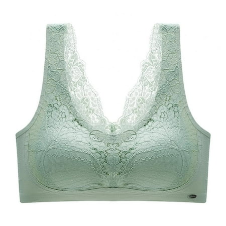 Women Floral Super Comfort Lace Bra Wirefree Soft Bralette Smoothing Push Up Bra Seamless Underwear Widen Shoulder Straps
Women Floral Super Comfort Lace Bra Wirefree Soft Bralette Smoothing Push Up Bra Seamless Underwear Widen Shoulder Straps
