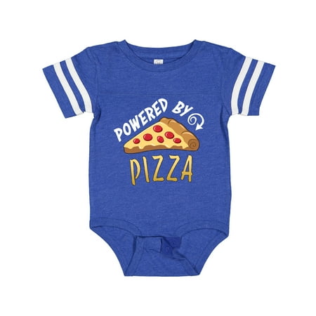 Inktastic Powered by Pizza Gift Baby Boy or Baby Girl Bodysuit