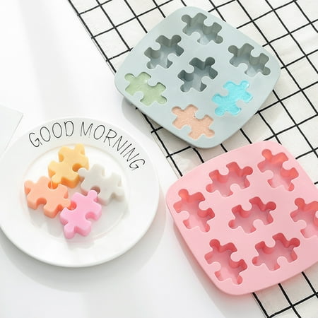SPRING PARK DIY Jigsaw Shaped Silicone Mold Food-Grade Fondant Chocolate Cake Moulds
SPRING PARK DIY Jigsaw Shaped Silicone Mold Food-Grade Fondant Chocolate Cake Moulds