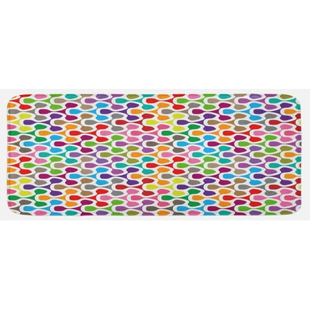 Abstract Kitchen Mat Trippy Crossed Linked Geometric Puzzle Style Ornamental Background Pattern Plush Decorative Kitchen Mat with Non Slip Backing 47 X 19 Multicolor by Ambesonne
Abstract Kitchen Mat Trippy Crossed Linked Geometric Puzzle Style Ornamental Background Pattern Plush Decorative Kitchen Mat with Non Slip Backing 47 X 19 Multicolor by Ambesonne