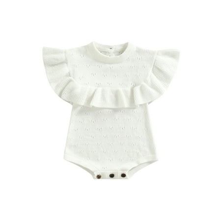Bagilaanoe Toddler Baby Girl Knitted Rompers Long Sleeve Bodysuits 6M 12M 18M 24M 3T Kids Casual Ruffle One Piece Short Jumpsuit
Bagilaanoe Toddler Baby Girl Knitted Rompers Long Sleeve Bodysuits 6M 12M 18M 24M 3T Kids Casual Ruffle One Piece Short Jumpsuit