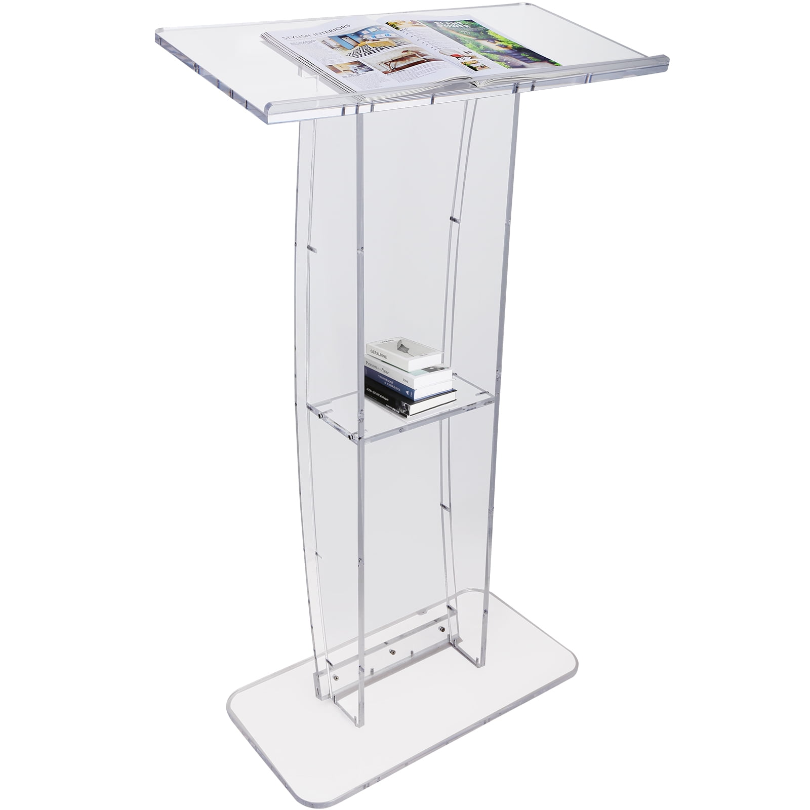 Bentism Acrylic Podium Acrylic Pulpit Acrylic Podium Stand W Wide