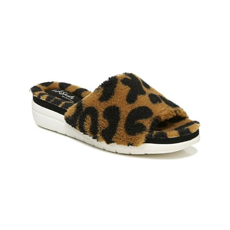 LifeStride Womens Plush Slipper Faux Fur Lined Comfort Flats