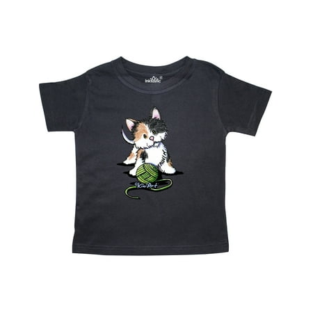 Inktastic Calico Kitten For Darks Gift Toddler Boy or Toddler Girl T-Shirt