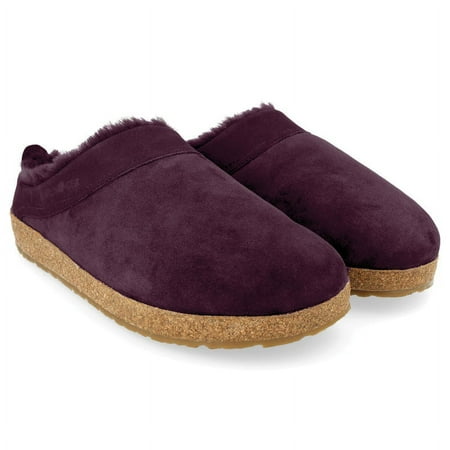 HAFLINGER Women s Snowbird Clog Slipper Mauve - 713015-5