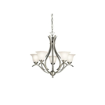 Traditional Five Light Chandelier-Brushed Nickel Finish Bailey Street Home 147-Bel-2611347
Traditional Five Light Chandelier-Brushed Nickel Finish Bailey Street Home 147-Bel-2611347