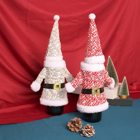 Mittory Gift for Women Mewn Christmas Clothes Hat Wine Bottle Cover Set Bag Wine Bottle Decoration Bag Cover
Mittory Gift for Women Mewn Christmas Clothes Hat Wine Bottle Cover Set Bag Wine Bottle Decoration Bag Cover