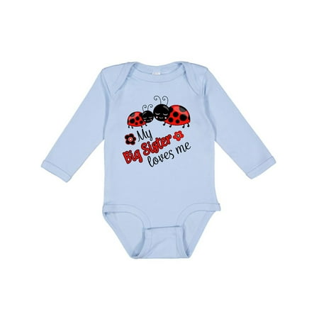 Inktastic My Big Sister Loves Me with Cute Ladybugs Boys or Girls Long Sleeve Baby Bodysuit
Inktastic My Big Sister Loves Me with Cute Ladybugs Boys or Girls Long Sleeve Baby Bodysuit