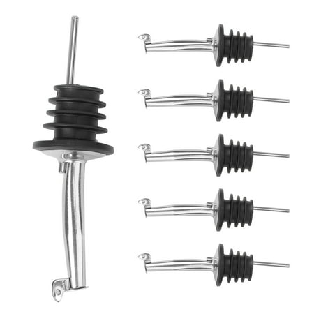 Goilinor 6pcs Stainless Steel Olive Oil Free Flow Pourers Liquor Bottle Pourer Wine Spout Dispenser with Covers
Goilinor 6pcs Stainless Steel Olive Oil Free Flow Pourers Liquor Bottle Pourer Wine Spout Dispenser with Covers