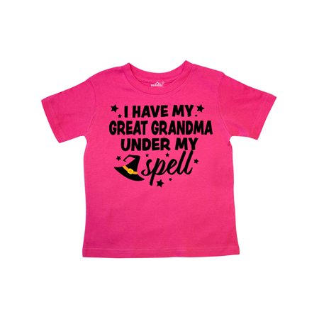 Inktastic I Have My Great Grandma Under My Spell with Cute Witch Hat Gift Toddler Boy or Toddler Girl T-Shirt
Inktastic I Have My Great Grandma Under My Spell with Cute Witch Hat Gift Toddler Boy or Toddler Girl T-Shirt