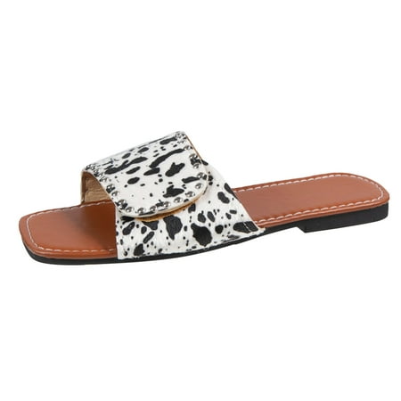 ASEIDFNSA Woman Slippers Womens+Slippers+Size+9 Ladies Fashion Summer Leopard Cow Print Suede Square Open Toe Flat Beach Slippers
ASEIDFNSA Woman Slippers Womens+Slippers+Size+9 Ladies Fashion Summer Leopard Cow Print Suede Square Open Toe Flat Beach Slippers
