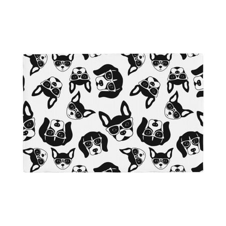 Placemats Set Of 4 / 6 Cute Dog Puppy Black Placemats For Dining Table Indoor/Outdoors Heat Resistant Washable Placemats 18 X 12
Placemats Set Of 4 / 6 Cute Dog Puppy Black Placemats For Dining Table Indoor/Outdoors Heat Resistant Washable Placemats 18 X 12