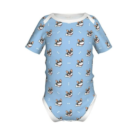 Adobk French Bulldog2 Print Baby Climbing Clothes Jumpsuit Rompers Classic Rompers Child Short sleeve Bodysuits-9M 
Adobk French Bulldog2 Print Baby Climbing Clothes Jumpsuit Rompers Classic Rompers Child Short sleeve Bodysuits-9M