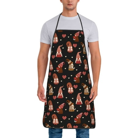 Jgfou Valentine Gnome Print Anti-fouling Apron for Men Women Waterproof Oil-Proof Kitchen Apron with Adjustable Straps Pocket and No-Pill No-Fade Fabric
Jgfou Valentine Gnome Print Anti-fouling Apron for Men Women Waterproof Oil-Proof Kitchen Apron with Adjustable Straps Pocket and No-Pill No-Fade Fabric