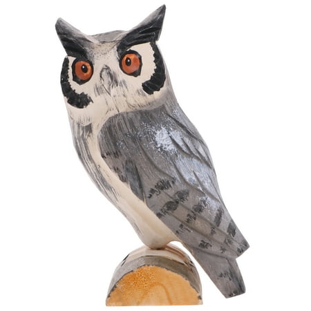 FRCOLOR Wooden Owl Ornament Creative Owl Desktop Decor Desktop Owl Adornment for Home
FRCOLOR Wooden Owl Ornament Creative Owl Desktop Decor Desktop Owl Adornment for Home