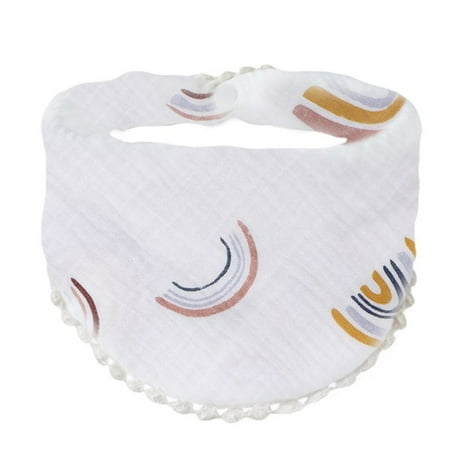 Baby Infants Feeding Bibs Soft Pure Cotton Bandana Saliva Towel Triangle Scarf