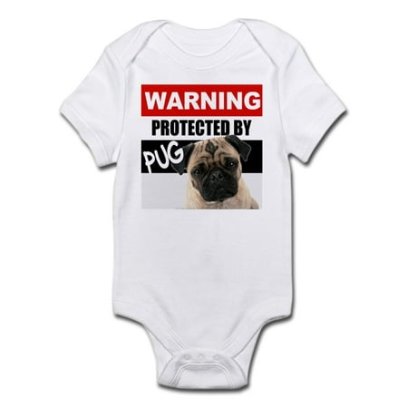 CafePress - Protected By Pug Infant Bodysuit - Baby Light Bodysuit 
CafePress - Protected By Pug Infant Bodysuit - Baby Light Bodysuit