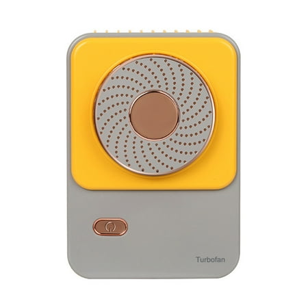 Fan Portable Neck Hanging Fan USB Rechargeable Mini Cooler Sports Travel Cooling Supplies Yellow by Hi.FANCY
Fan Portable Neck Hanging Fan USB Rechargeable Mini Cooler Sports Travel Cooling Supplies Yellow by Hi.FANCY