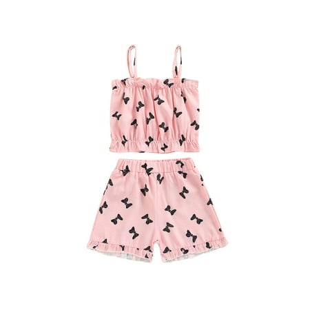 Bagilaanoe 2pcs Toddler Baby Girl Short Pants Set Print Sleeveless Ruffle Vest Tops + Shorts 1T 2T 3T 4T 5T 6T Kids Casual Summer Outfits
Bagilaanoe 2pcs Toddler Baby Girl Short Pants Set Print Sleeveless Ruffle Vest Tops + Shorts 1T 2T 3T 4T 5T 6T Kids Casual Summer Outfits
