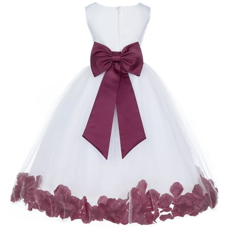 Ekidsbridal Wedding Pageant Rose Petals White Tulle Flower Girl Dress Toddler Special Occasion 302T 12-18m
Ekidsbridal Wedding Pageant Rose Petals White Tulle Flower Girl Dress Toddler Special Occasion 302T 12-18m