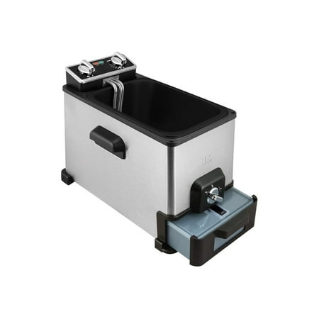 4.2 Qt. XL Deep Fryer with Oil Filtration | Stainless Steel