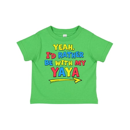 Inktastic Yeah I d Rather Be with My Yaya in Red Yellow and Blue Gift Toddler Boy or Toddler Girl T-Shirt
Inktastic Yeah I d Rather Be with My Yaya in Red Yellow and Blue Gift Toddler Boy or Toddler Girl T-Shirt
