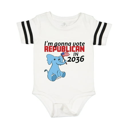 Inktastic I m Gonna Vote Republican in 2036 Gift Baby Boy or Baby Girl Bodysuit